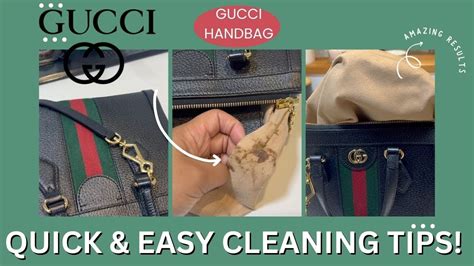 how to clean gucci suede bag|gucci canvas bag cleaner.